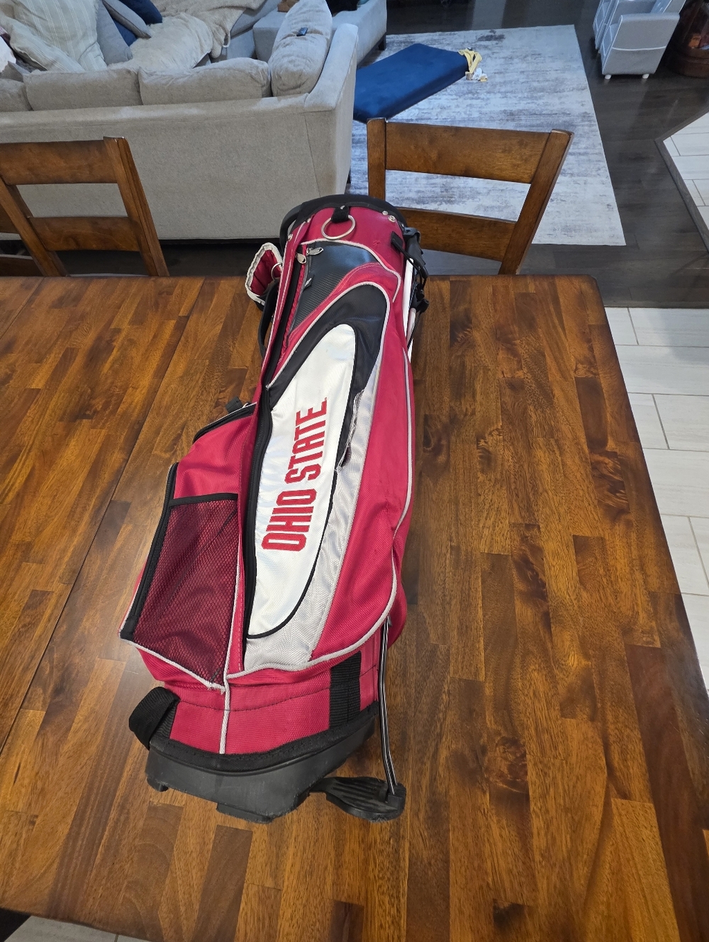 Ohio State Buckeye Red Golf  Bag Man Cave Item